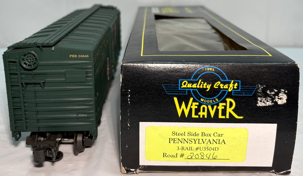 Weaver U3504D O Scale Pennsylvania Railway Express Agency #20846