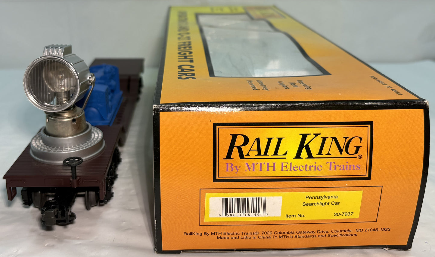 MTH 30-7937 O Scale Pennsylvania Search Light Car