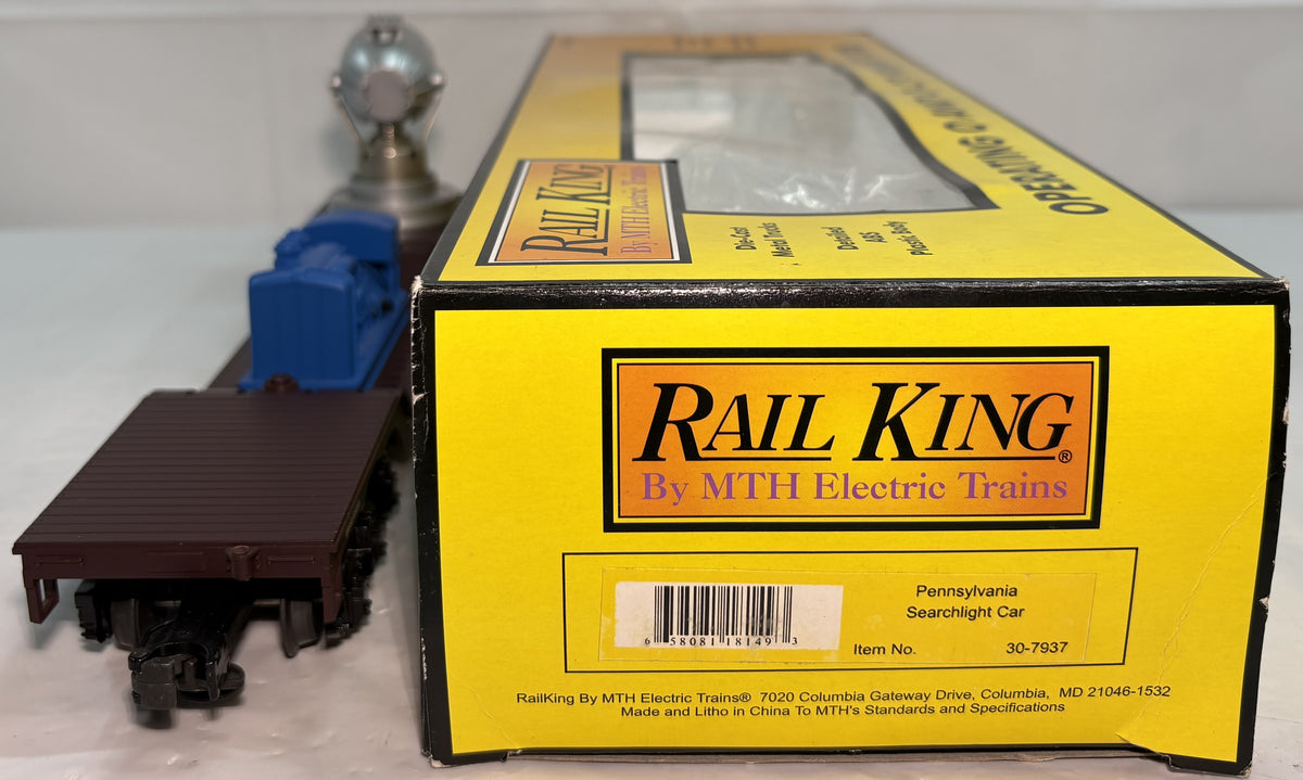 MTH 30-7937 O Scale Pennsylvania Search Light Car