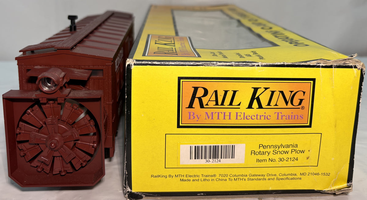 MTH 30-2124 O Scale Pennsylvania Rotary Snowplow