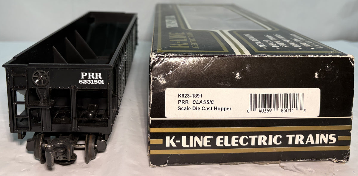 K-line K623-1891 O Scale PRR Classic Die Caste Hopper