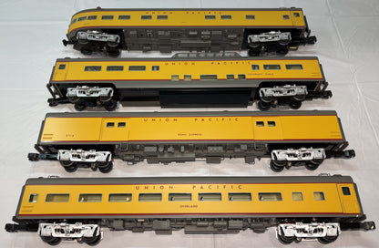 Lionel Modern 6-35415 Union Pacific 18" Aluminum Streamlined Passenger Car 4-Pack