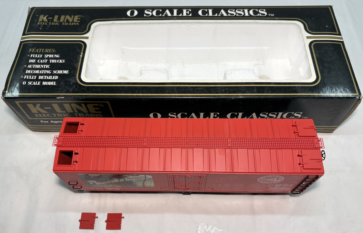 K-line K762-7487 O Scale Florida East Coast Historic Wood Sided Reefer #7627487