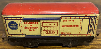 Marx C&S #555 Refrigerator Car