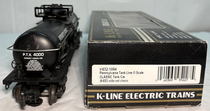 K-Line 632-1894 O Scale Pennsylvania Tank Line Classic Tank Car