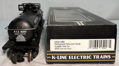 K-Line 632-1894 O Scale Pennsylvania Tank Line Classic Tank Car