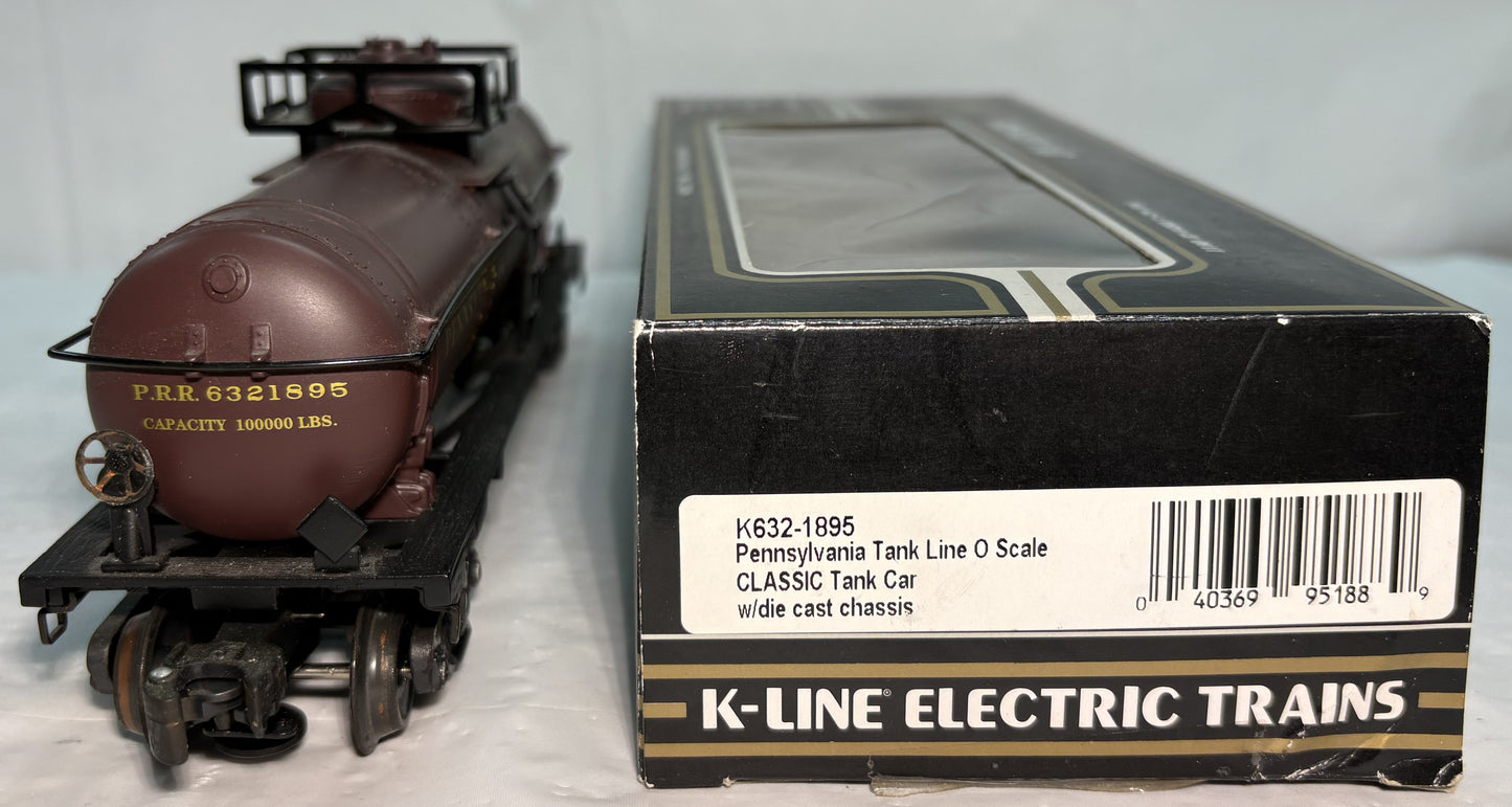 K-Line 632-1895 O Scale Pennsylvania Tank Line Classic Tank Car