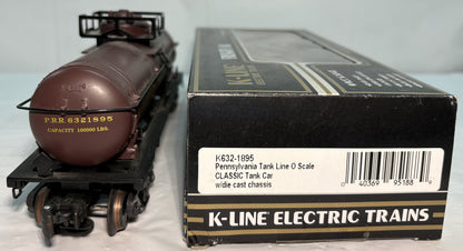 K-Line 632-1895 O Scale Pennsylvania Tank Line Classic Tank Car