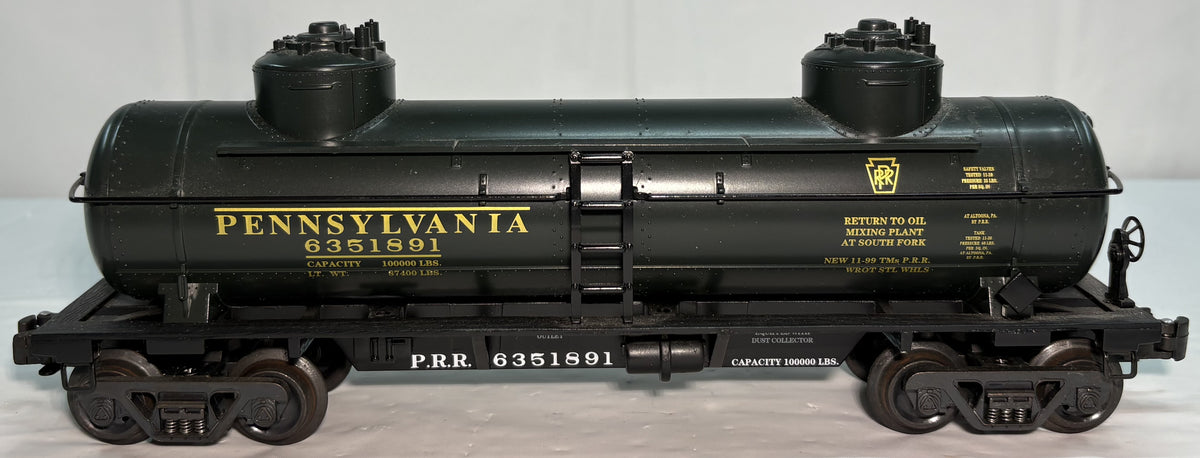 K-Line k-635-1891 O Scale Pennsylvania Railroad Double Dome Tank Car