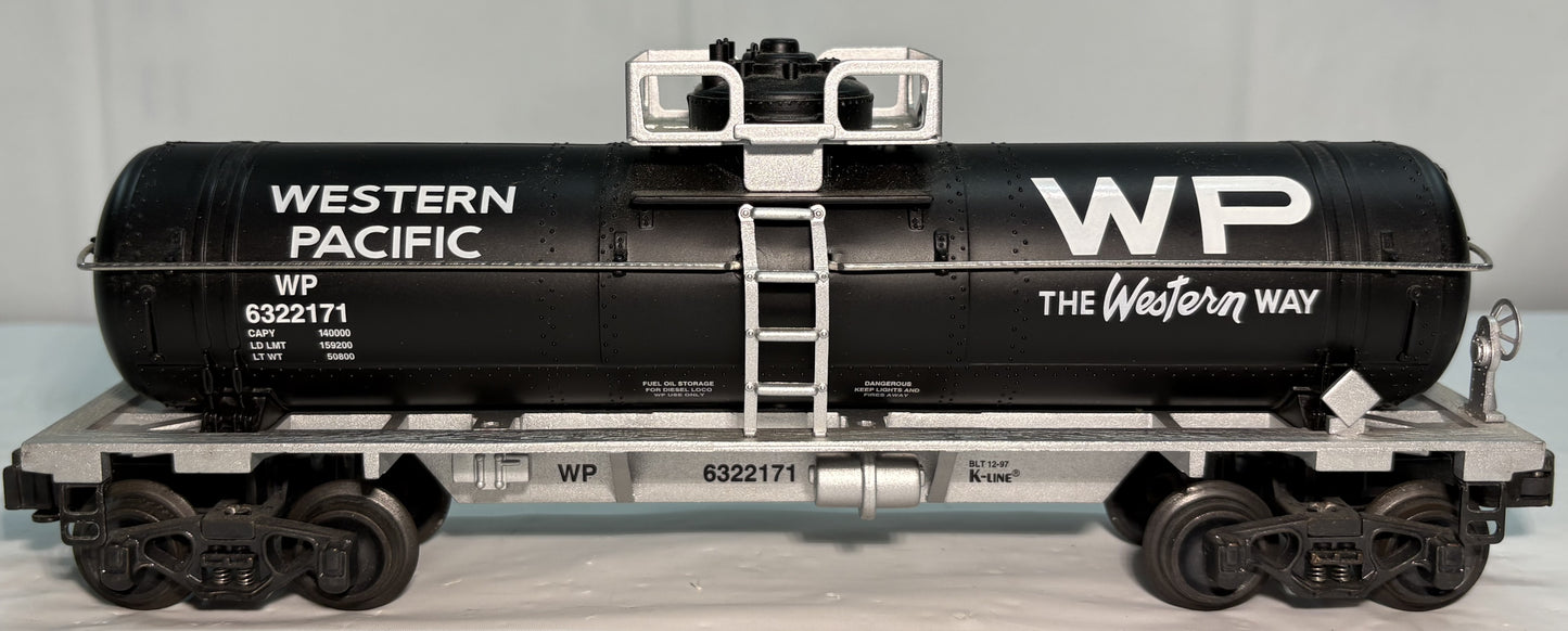 K-Line K632-2171 O Scale Western Pacific Tank Car