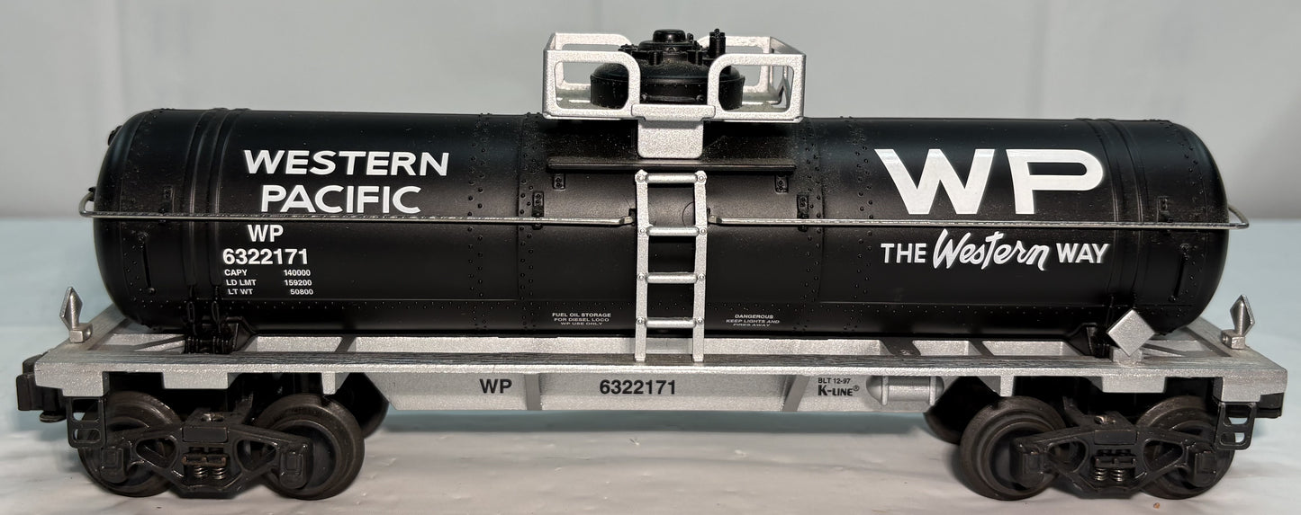 K-Line K632-2171 O Scale Western Pacific Tank Car