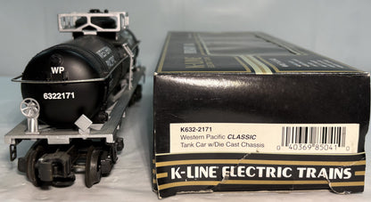 K-Line K632-2171 O Scale Western Pacific Tank Car
