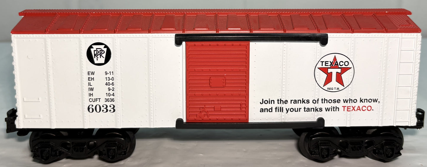 K-Line K-515-4011 O Scale Pennsylvania Texaco Train Boxcar