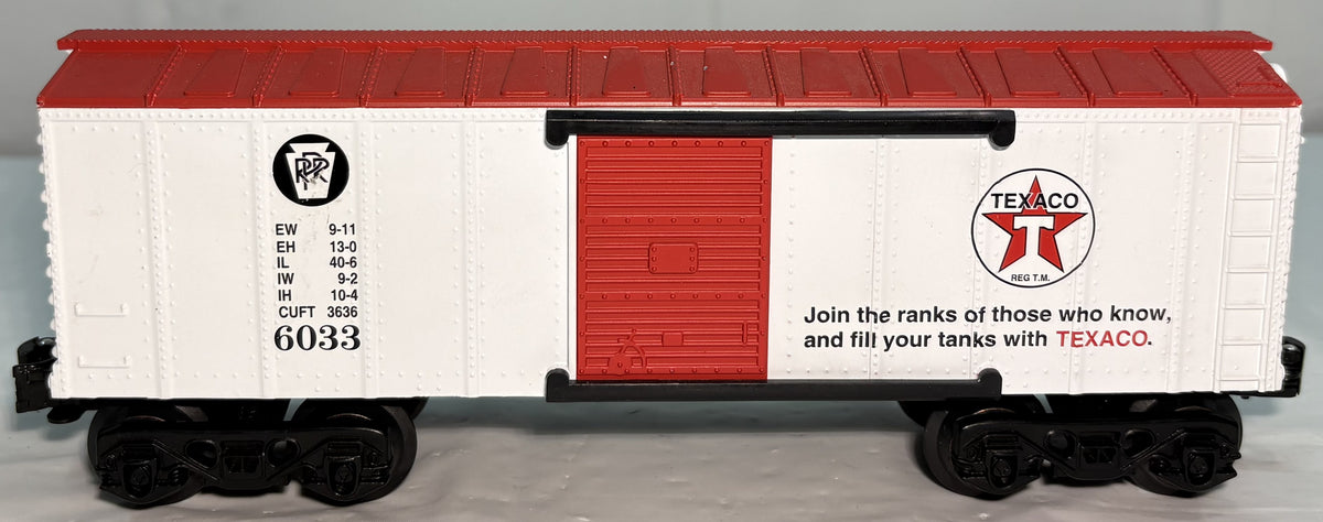 K-Line K-515-4011 O Scale Pennsylvania Texaco Train Boxcar