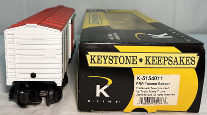 K-Line K-515-4011 O Scale Pennsylvania Texaco Train Boxcar