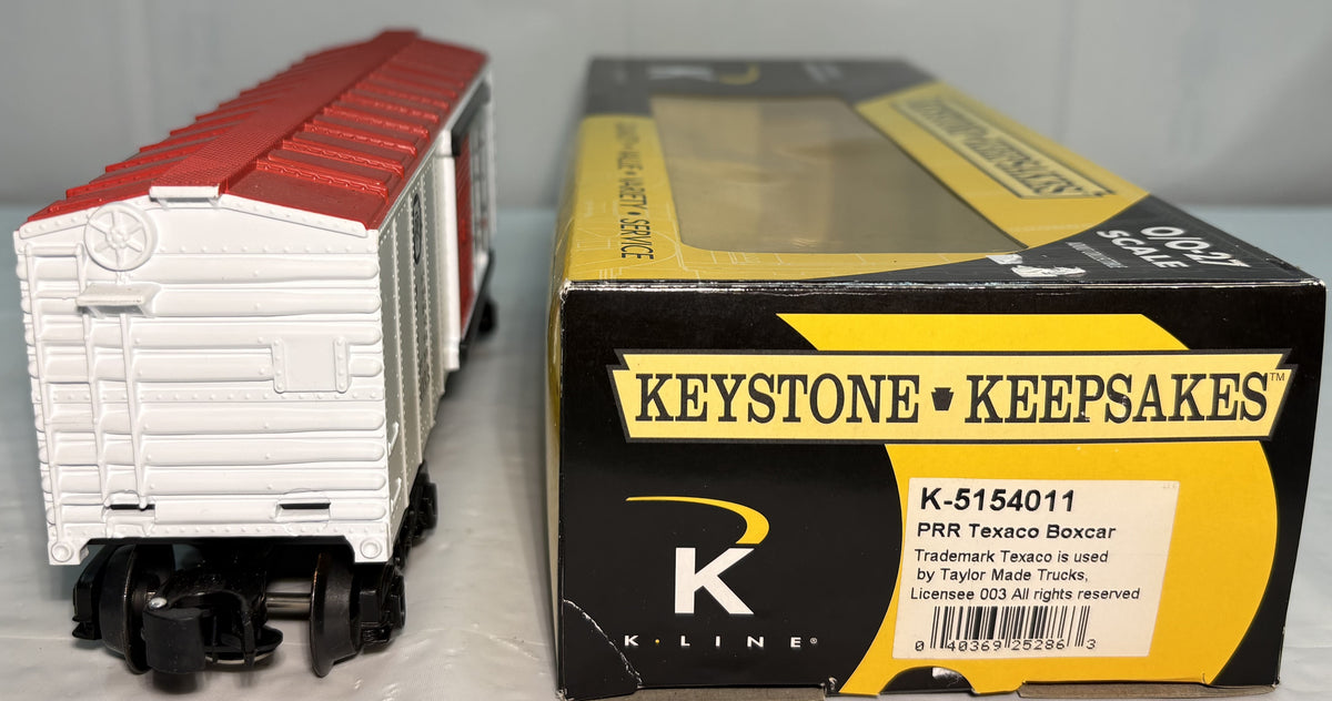 K-Line K-515-4011 O Scale Pennsylvania Texaco Train Boxcar