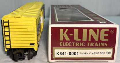 K-Line K641-0001 O Scale Timken® Classic Boxcar