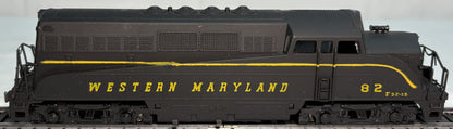AHM 5040E HO Western Maryland BL-2 Locomotive #52