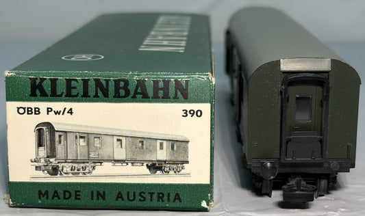 Kleinbahn 390 ÖBB Green Baggage Wagon Car 60411