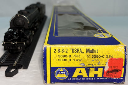 AHM 5090-C HO PRR 2-8-8-2 Articulated "Super" Mallet Locomotive #2197