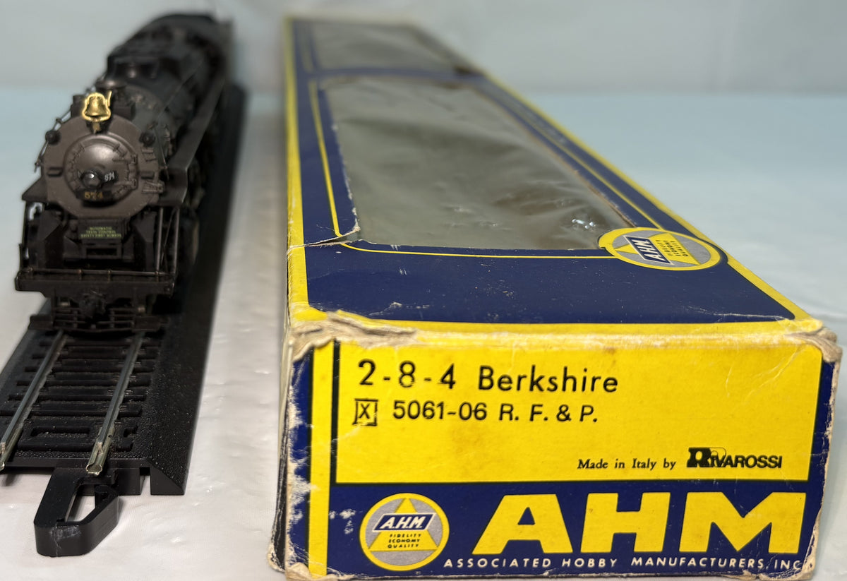 AHM 5061 HO R.F. & P 2-8-4 Berkshire Steam Locomotive