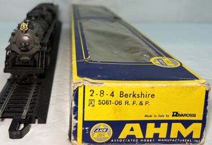 AHM 5061 HO R.F. & P 2-8-4 Berkshire Steam Locomotive