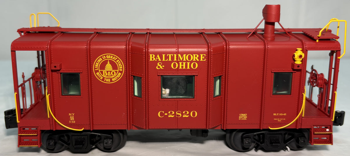 Lionel 17647 O Gauge Baltimore & Ohio #C-2820 I-12 Caboose