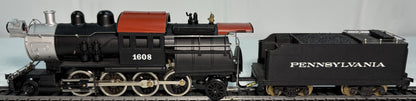 Mantua 322-20 HO Pennsylvania Camelback Locomotive and Tender #1608
