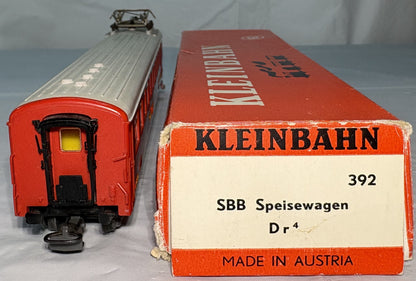 Kleinbahn 392 SBB Speisewagen Restaurant Car Dr4 Coach