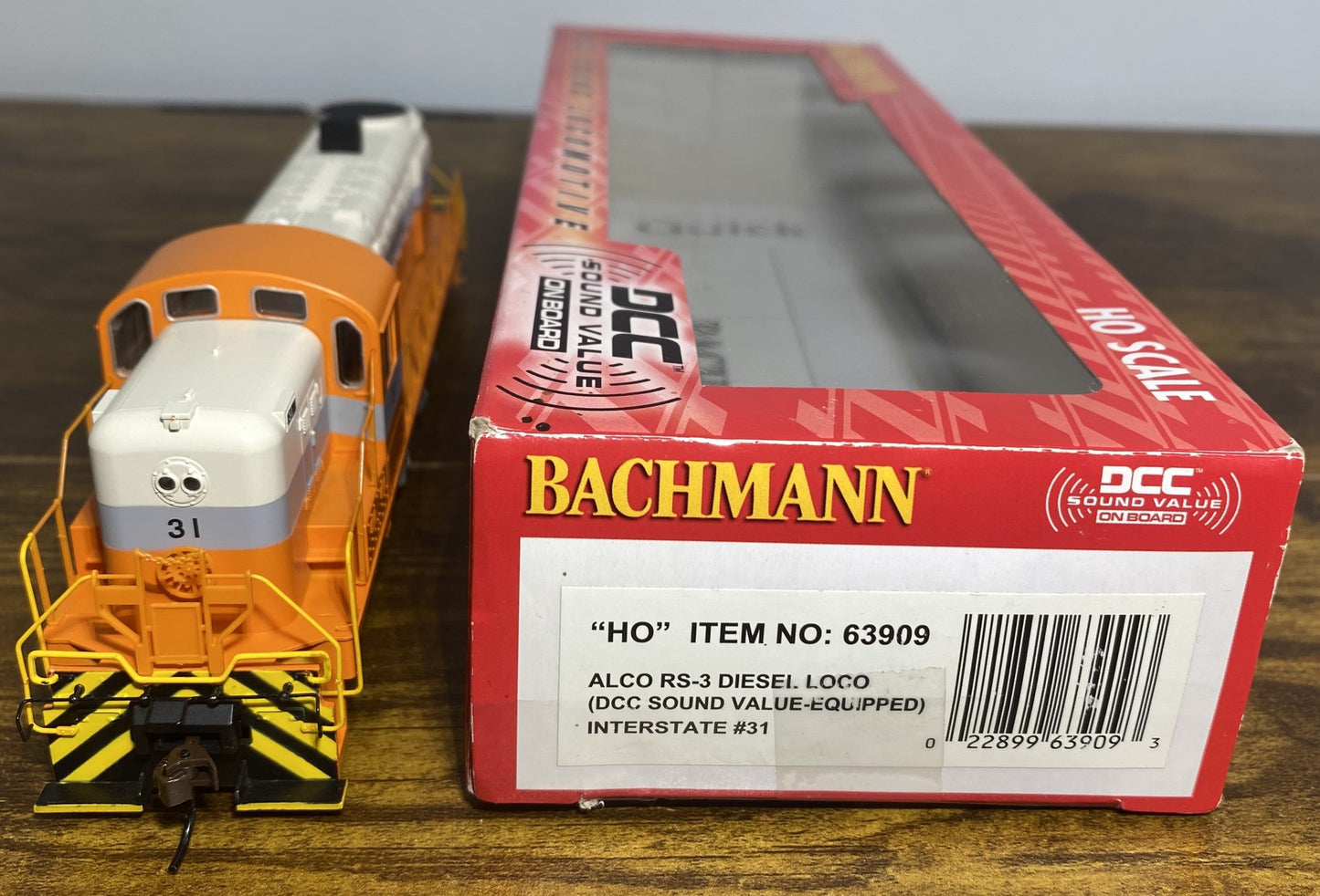 Bachmann #63909 Alco RS3 Sound & DCC Interstate Railroad #31