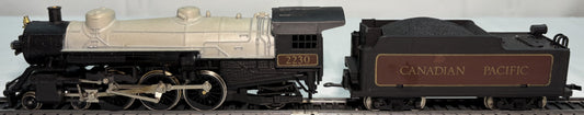 Model Power 6645 HO Canadian Pacific 4 - 6 - 2 Pacific Steam Engine W/Smoke & OB