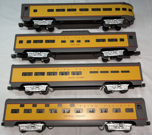 MTH MT-6019 Union Pacific Premier 4-Car 60' Aluminum Passenger Set