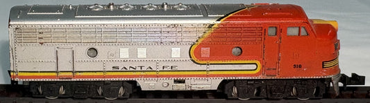 Trix 2961 N Scale Santa Fe Diesel Locomotive #510