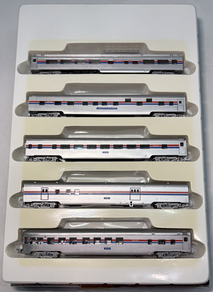 Con-Cor 0001-004008 N Scale AMTK Amtrak Railroad 5-Car Passenger Set