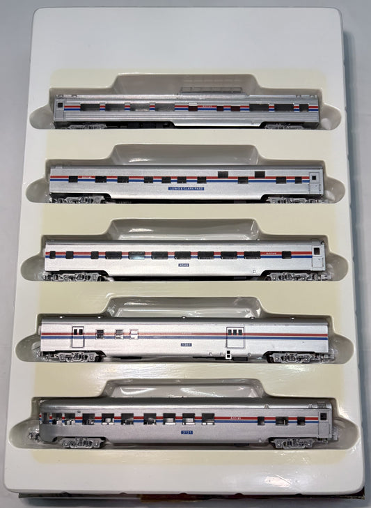 Con-Cor 0001-004008 N Scale AMTK Amtrak Railroad 5-Car Passenger Set