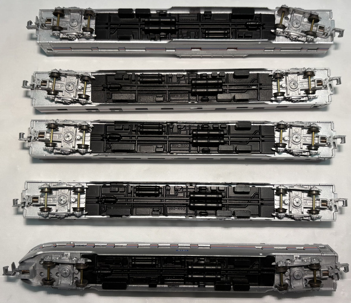 Con-Cor 0001-004008 N Scale AMTK Amtrak Railroad 5-Car Passenger Set