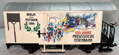 LGB 4028B 40 G Scale 150th Anniversary Berlin Potsdam Railroad Boxcar