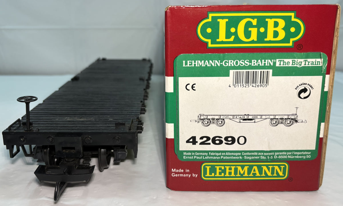 LGB 4269O 0 G Scale Colorado and Southern Flat Car