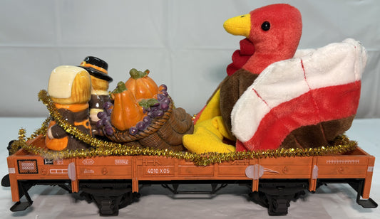 LGB 4010 G Scale European Low Side Gondola Custom Halloween Decoration