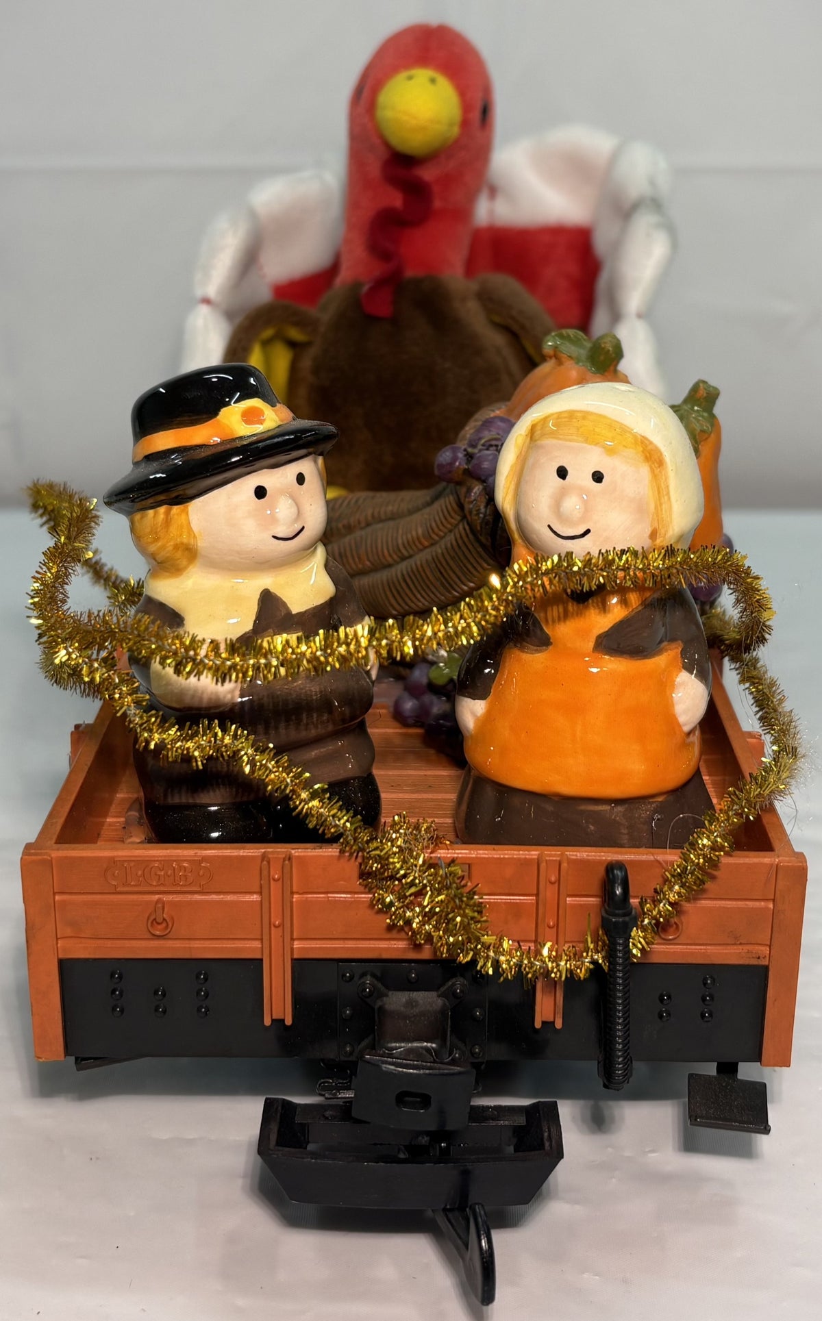LGB 4010 G Scale European Low Side Gondola Custom Halloween Decoration