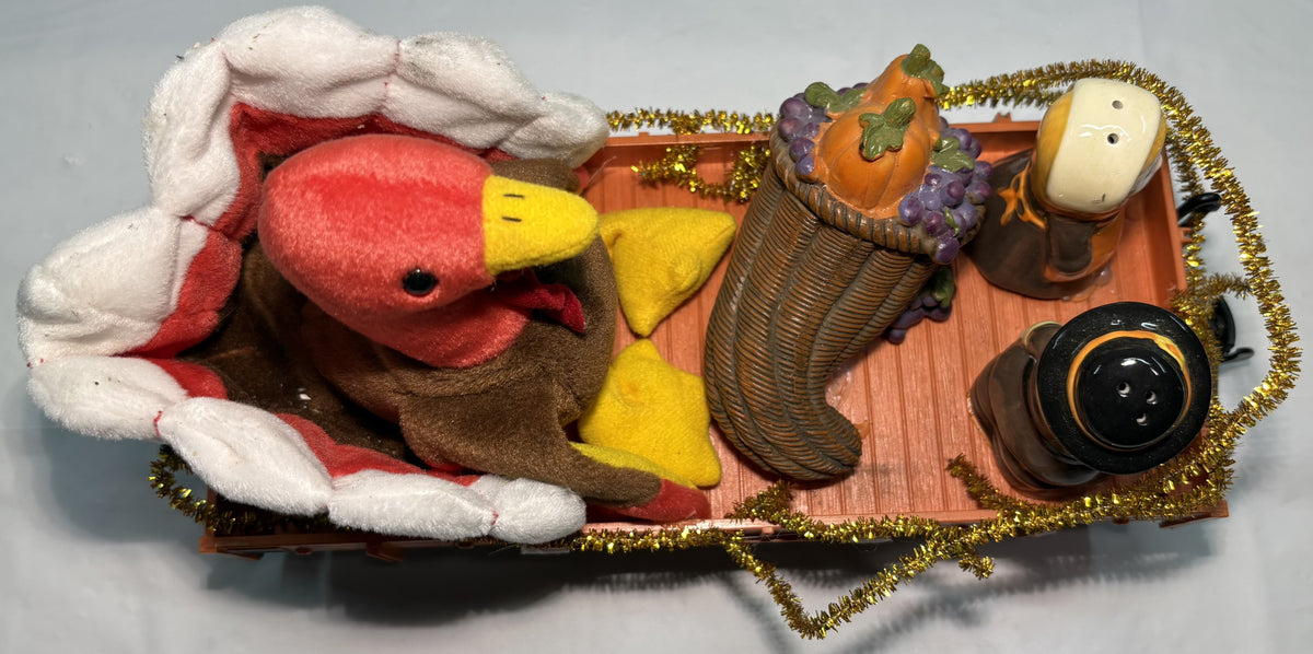 LGB 4010 G Scale European Low Side Gondola Custom Halloween Decoration