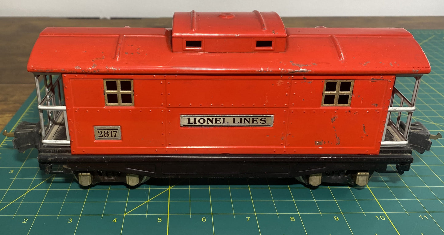 Lionel Pre War Lionel Lines 2817 Red Caboose