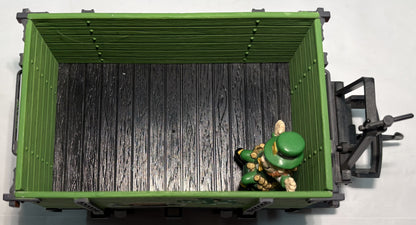 LGB G Scale LGB Customized High Sided Gondola Car – St Patrick’s Day