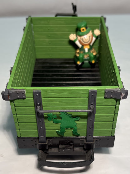 LGB G Scale LGB Customized High Sided Gondola Car – St Patrick’s Day