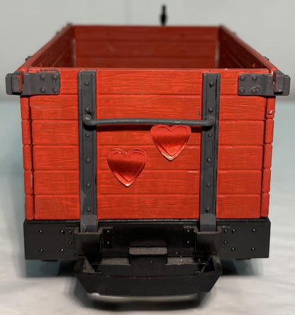 LGB G Scale LGB Customized High Sided Gondola Car – St Valentine’s Day