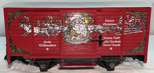 LGB 43352 G Scale Merry Christmas Sound Boxcar