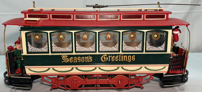 Bachmann 93941 G Scale Seasons Greetings Christmas Streetcar