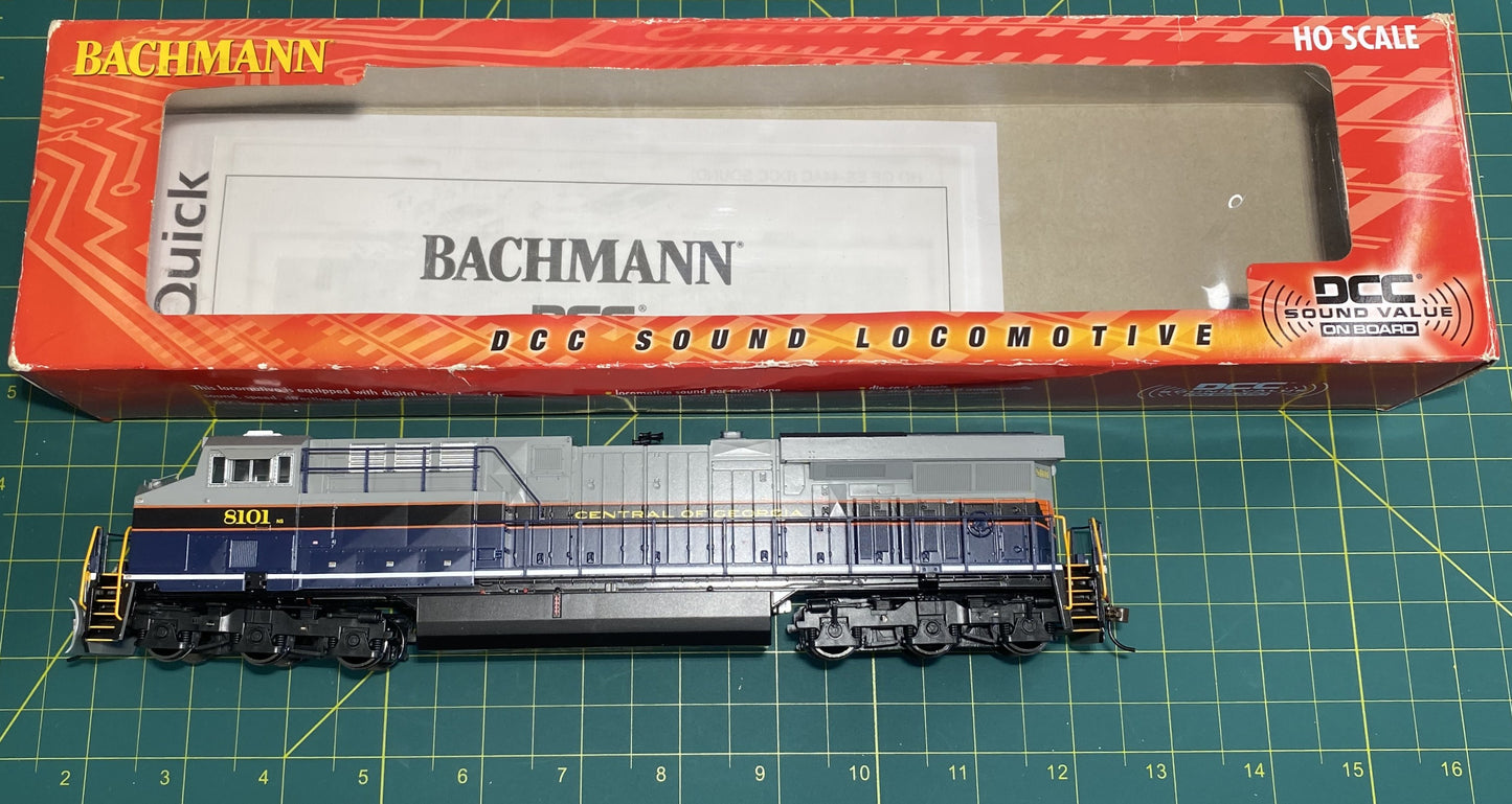 Bachmann 65401 Central of Georgia GE ES44AC Diesel Engine #8101 w DCC/Sound