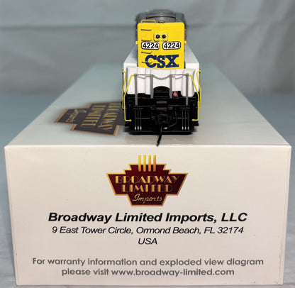 Broadway Limited 7568 P4 GP30 Diesel CSX #4224/YN2 DC/DCC Sound