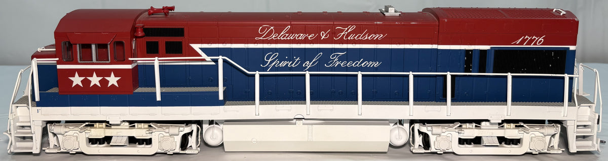 Atlas 2003901 O Gauge, 2 Rail Delaware & Hudson GE U23B ‘Spirit of Freedom’ #1776